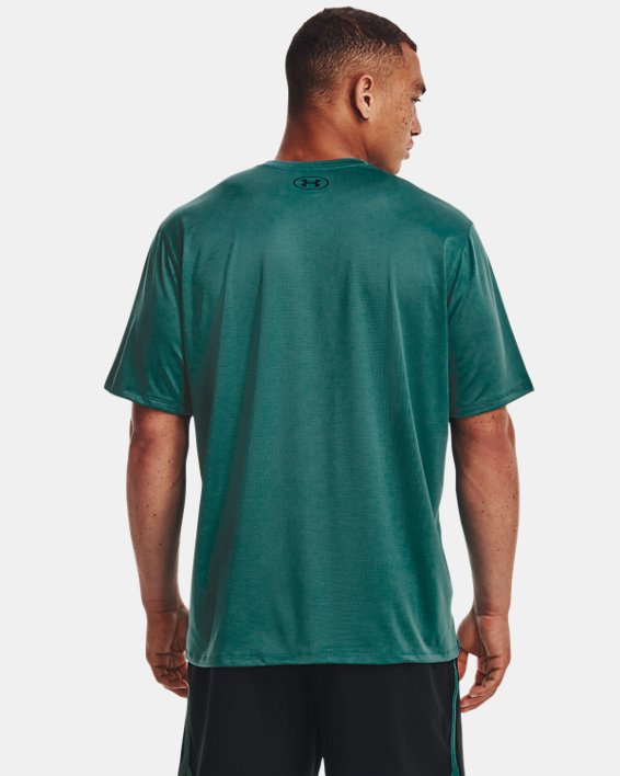 Men's UA Tech™ Vent Short Sleeve, Green, pdpMainDesktop image number 1
